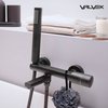 VALVEX DECOR Black – nástenná vaňová batéria s príslušenstvom, 2420670