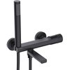 VALVEX DECOR Black – nástenná vaňová batéria s príslušenstvom, 2420670
