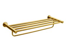 Novaservis SMILE veľký držiak uterákov so závesom brúsená zlatý ASM35BG