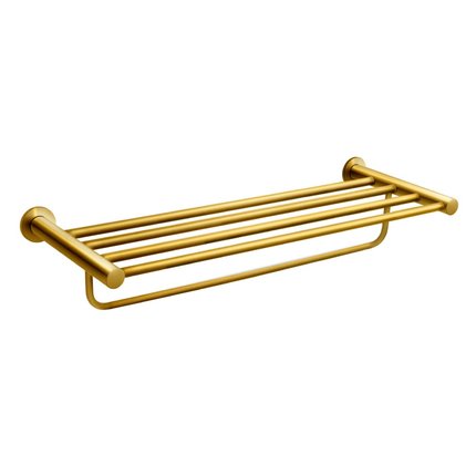 Novaservis SMILE veľký držiak uterákov so závesom brúsená zlatý ASM35BG