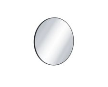 Excellent VIRRO zrkadlo v hliníkovom ráme 60 cm, čierne DOEX.VI060.BL