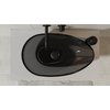 Besco NEYA CARBON GREY umývadlo na dosku 60 x 35 cm #UMN-60-CGW
