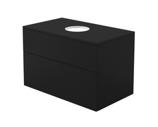 Deante PRIZMA skrinka pod umývadlo s doskou 80 x 47 cm, nero SDI_NB81