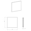 Elita SQUARE Led zrkadlo s osvetlením 80 x 80 cm, RE069528000010