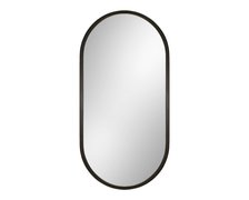 Home EVO BLACK zrkadlo v čiernom ráme 50 x 100 cm