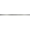 Cersanit METAL silver border matt listela 2x74 cm WD929-006