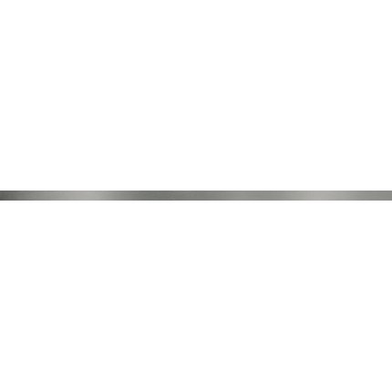 Cersanit METAL silver border matt listela 2x74 cm WD929-006