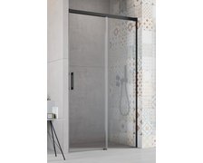 Radaway IDEA BLACK DWJ sprchové dvere 160 x 205 cm, sklo číre 387020-54-01R