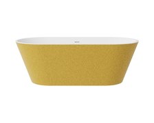 Besco DEEVA GLAM Zlatá voľne stojaca akrylátová vaňa s prepadom 170 x 80 cm, #WWA-170DGZW