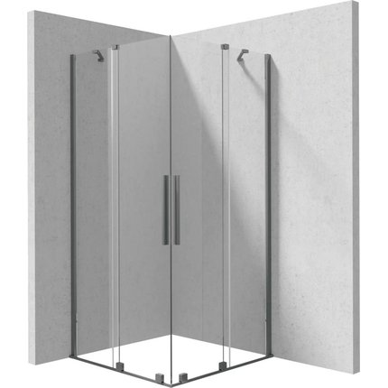 Deante PRIZMA sprchový kút 80 x 80 x 195 cm, sklo číre KPNDP08P08