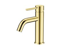 Besco VEO II umývadlová vodovodná batéria svetlo zlatá BU-VII-JZ