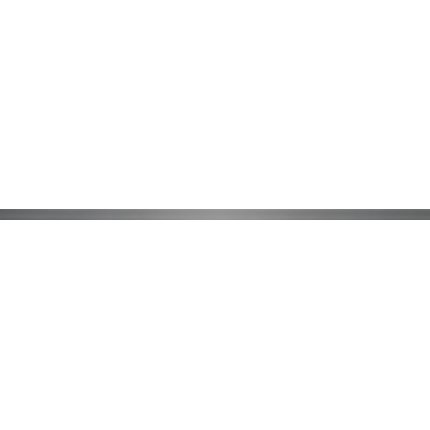 Cersanit METAL silver border glass listela 2x74 cm WD929-007