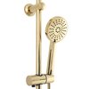 Rea HUGO GOLD BRUSH sprchový kút 90 x 90 x 200,5 cm sklo číre K8411-K6613