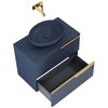 Elita SOHO skrinka pod umývadlo 80 cm 2S blue matt PDW 169084
