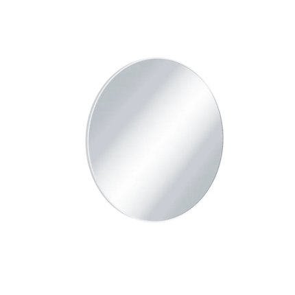 Excellent VIRRO zrkadlo v hliníkovom ráme 80 cm, biele DOEX.VI080.WH