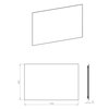 Elita SQUARE Led zrkadlo s osvetlením 120 x 80 cm, RE069530000010