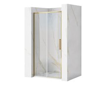 Rea RAPID SLIDE BRUSH GOLD Sprchové dvere posuvné 150 x 195 cm sklo číre REA-K9380