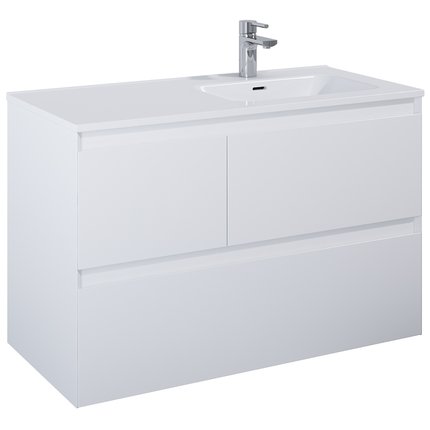 Elita SPLIT skrinka pod umývadlo 100 cm 3S, biela matná 168160