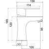 Elita YOUNG BASIC závesná skrinka s umývadlom 40 cm 168994