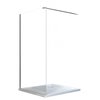 BESCO Aveo Chróm sprchová zástena 130 x 195 cm sklo číre