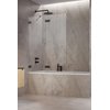 Radaway ESSENZA PRO BRUSHED GUNMETAL PND II vaňová zástena 140 x 150 cm 10102140-92-01L