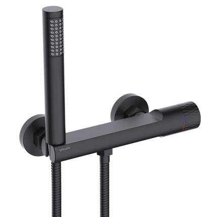 VALVEX DECOR Black – Nástenná sprchová batéria s príslušenstvom, 2420680