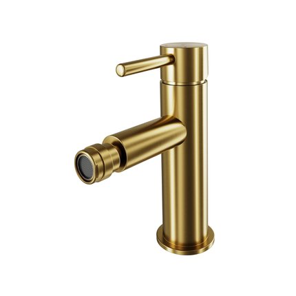 Besco ILLUSION bidetová vodovodná batéria brúsená zlatá BB-I-ZS