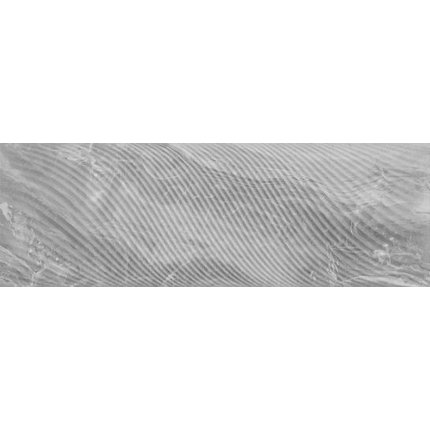 Ceramika Bianca Alpi Grey onda obklad lesklý, rektifikovaný 30 x 90 cm