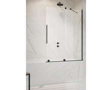 Radaway FURO BLACK PND II vaňová zástena 180 x 150 cm 10109938-54-01R+10112894-01-01