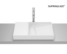 Roca HORIZON FINECERAMIC® umývadlo na dosku 60 x 38 cm, biela SUPRAGLAZE® A327279S0B