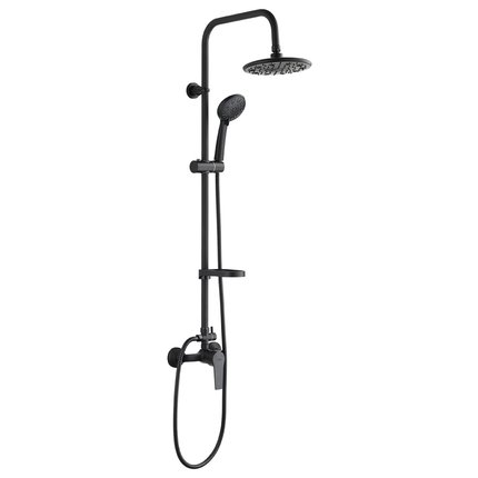 Kuchinox ENNA sprchový set s batériou, čierny PKE_70KX