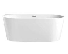 Rea CAPRI SLIM voľne stojaca akrylátová vaňa / prístenná 150 x 74,5 cm REA-W0503