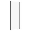 Cersanit LARGA sprchový kút  120 x 80 x 195 cm, profil čierny S932-126+S932-133