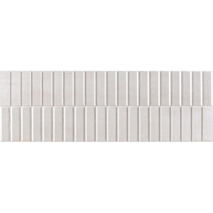 Pamesa Dosso Bianco Dekor 3D keramický obklad matný rektifikovaný 40x120 cm