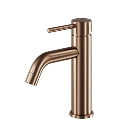 Besco VEO II umývadlová vodovodná batéria brúsená meď BU-VII-M