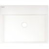 Deante CORREO granitové umývadlo na dosku 50 x 40 cm, white CQR_AU5S