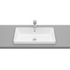 Roca GAP SQUARE keramické umývadlo zápustné 60 x 37 cm, biele A3270Y8000