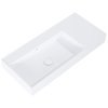 Elita Level ľavé nástenná umývadlo Solid Surface 100,5x45,5 cm White Matt RE041461185290
