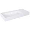 Elita Level ľavé nástenná umývadlo Solid Surface 100,5x45,5 cm White Matt RE041461185290