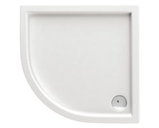 Deante MINIMAL štvrťkruhová sprchová vanička 90 x 5,5 cm biela KTN_053B