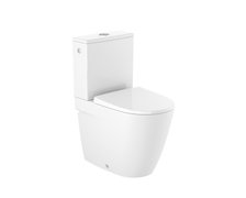 Roca ONA Compakt WC kombi 37 x 78,5 cm RimFree, biela, prívod vody z boku A342688000+A341680000
