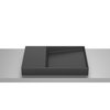 Roca HORIZON DASH FINECERAMIC® umývadlo na dosku 60 x 38 cm, čierna matná A32727908B