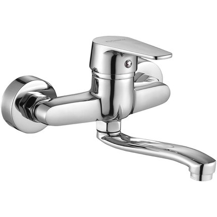 Kuchinox LUGA umývadlová batéria nástenná s pohyblivou výlevkou, chróm BQL_050D