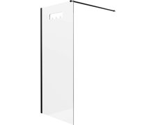 DEANTE MOKKO sprchová zástena 100 x 200 cm, sklo číre, profil nero KQM_N30P