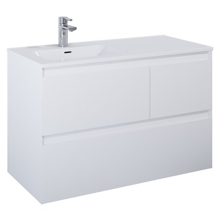 Elita SPLIT skrinka pod umývadlo 100 cm 3S, biela matná 168156