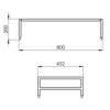 Elita Look podstavec 80 Black Matt, 80x20x43,2 cm, RE110802027160