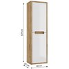Defra Nobu C40 – Kúpeľňová skrinka vysoká 40 x 139 cm (106-C-04004)
