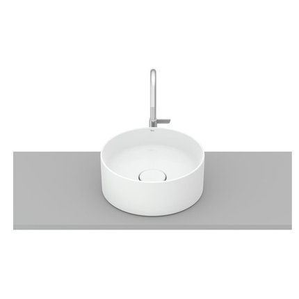 Roca TERRA FINECERAMIC® okrúhle umývadlo na dosku 30 x 30 cm A32787U000