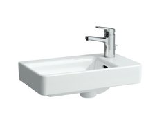 LAUFEN PRO S asymetrické umývadlo, s 1 otvorom 36 x 25 cm biele H8159600001041