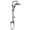 Kuchinox FIONA sprchový set s batériou, čierny PKF_70KB